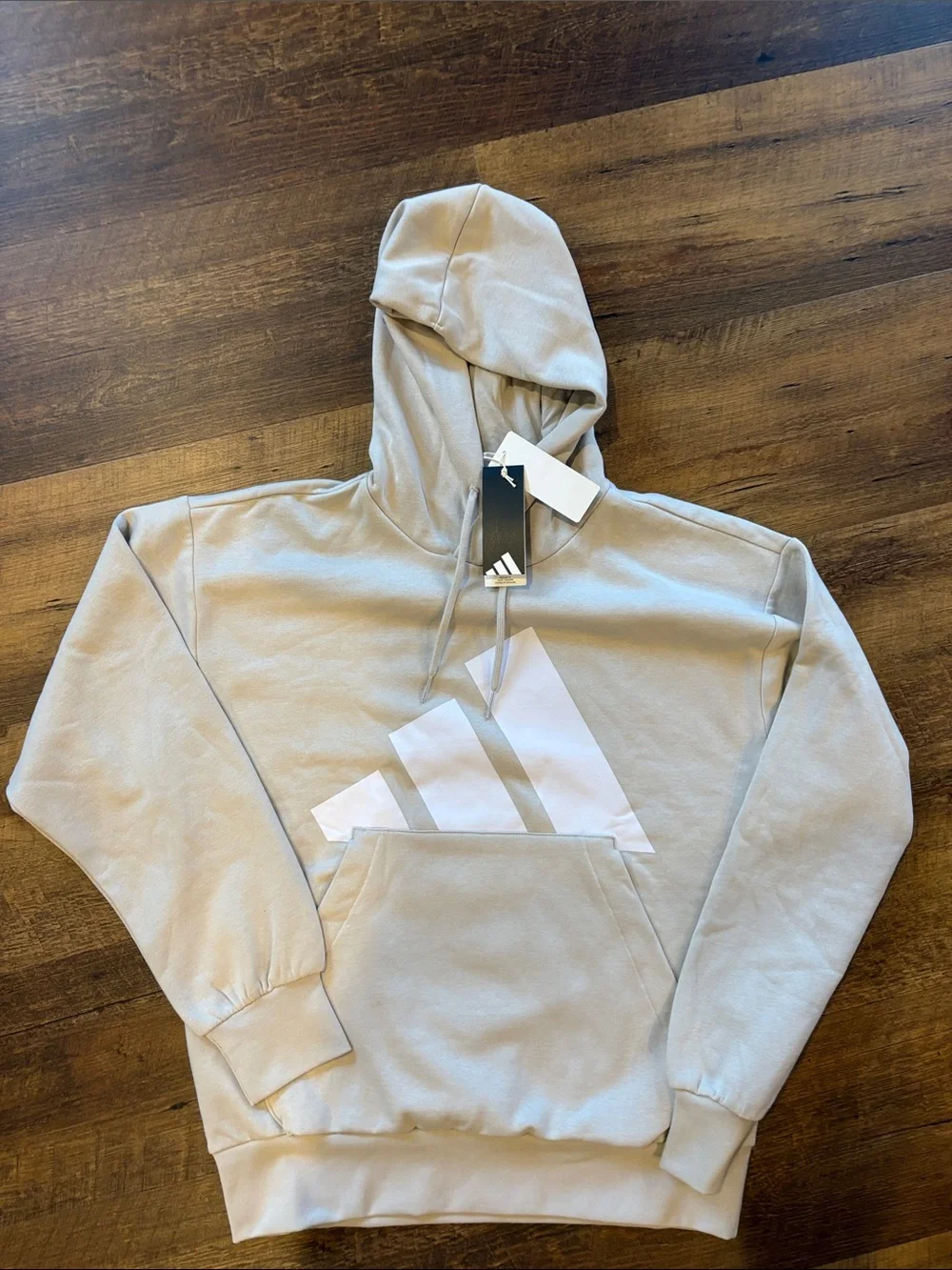 Adidas Men's Big Logo Fleece Hoodie NWT